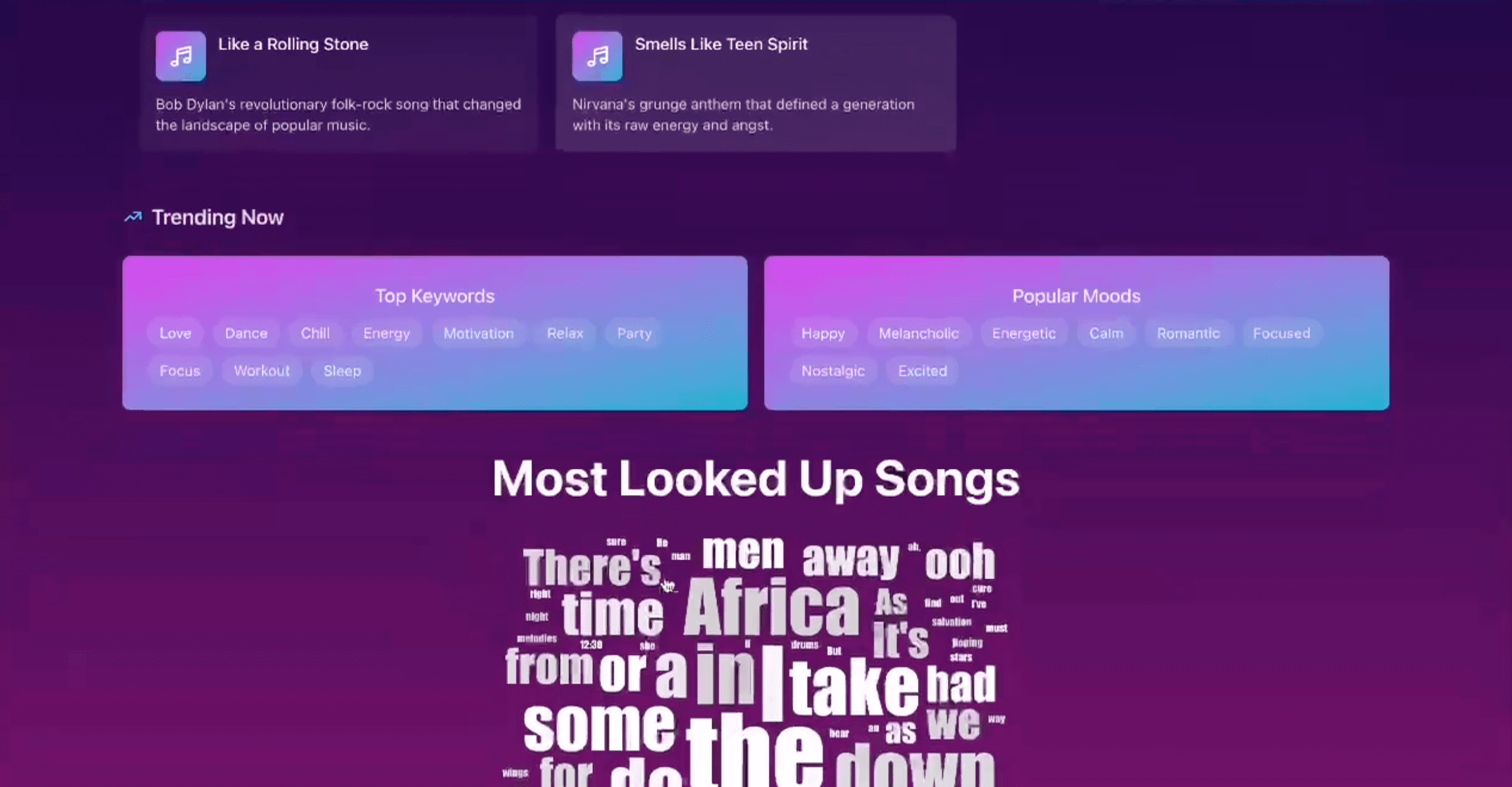Song Recommendation Platform preview